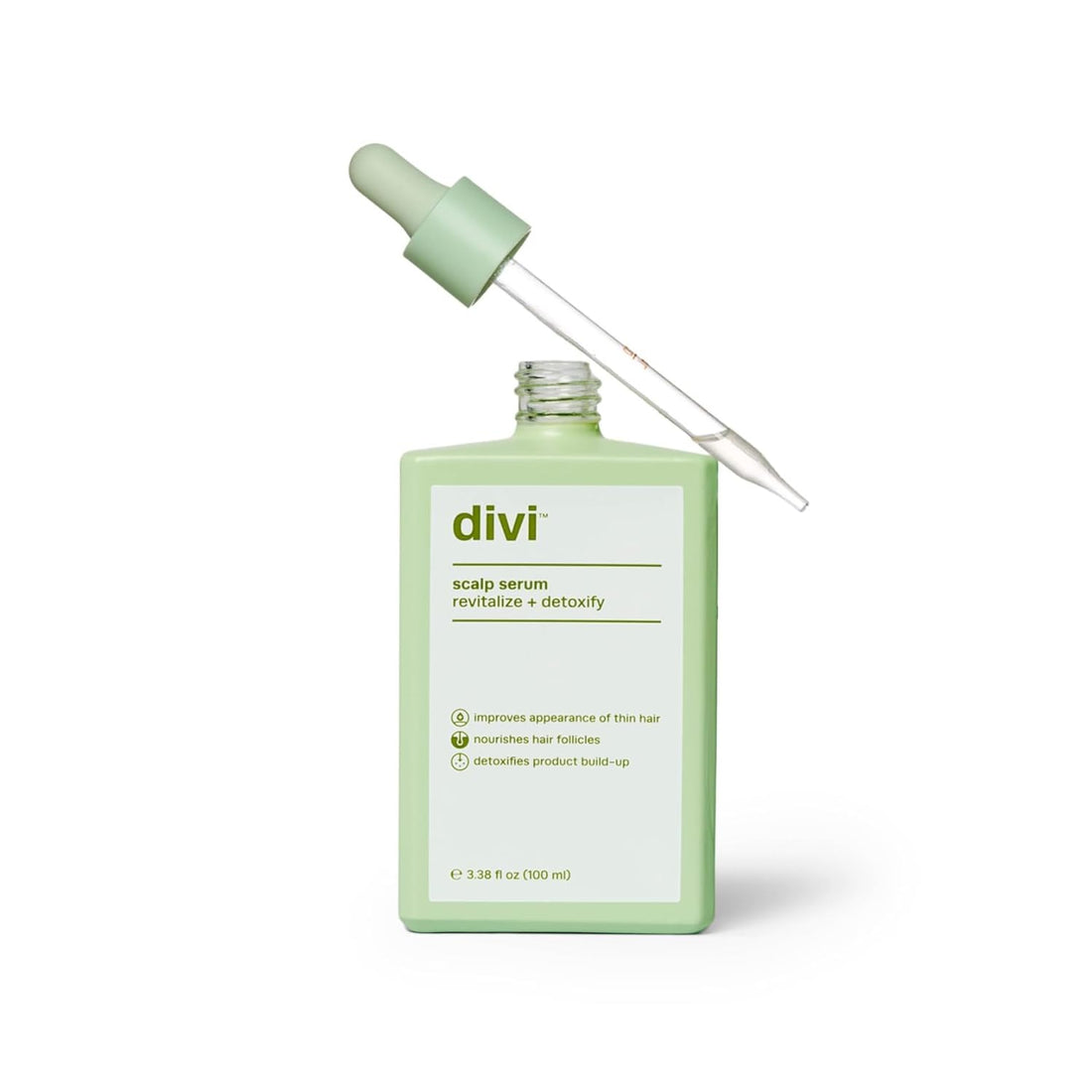 Divi Scalp Serum for Thinning Hair Clinically Tested, Non-Greasy Formula with Amino Acids, Caffeine & Rosemary Oil Promotes Healthy Scalp & Fuller-Looking Hair, Reduces Oil & Product Buildup