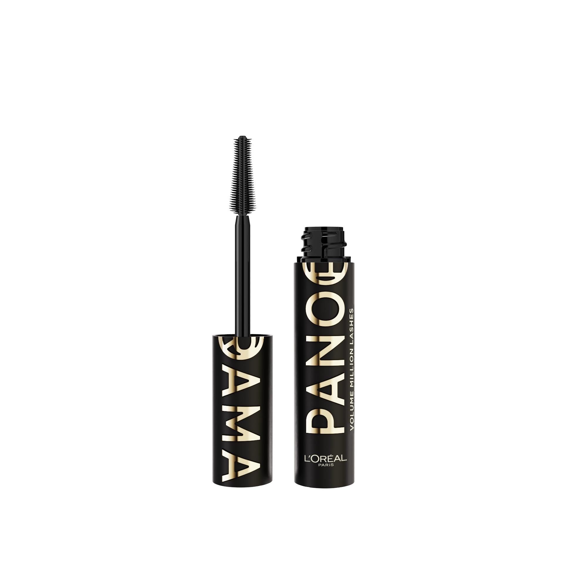 L'Oreal Paris Volumising Mascara, For Intense Volume and a Fanned Out Effect, 1.4x Bigger Looking Eyes, Clump-free Formula, Suitable for Sensitive Eyes, Volume Million Lashes Panorama Halalzen