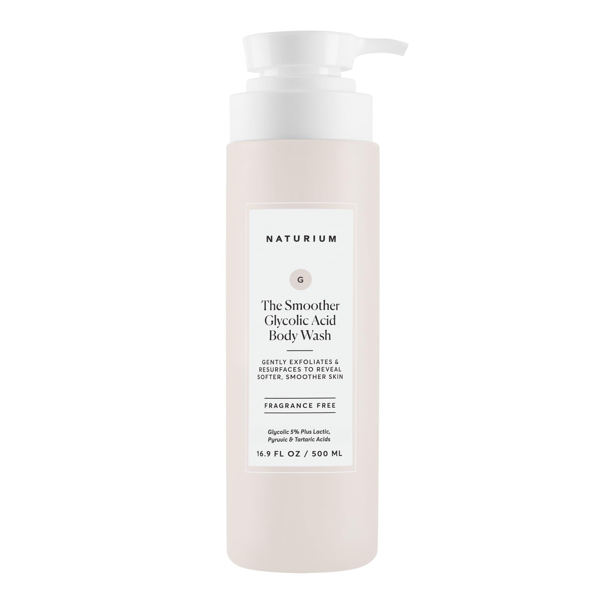 Naturium The Glow Getter Multi-Oil Hydrating Body Wash, Gentle Cleanser, 16.9 oz