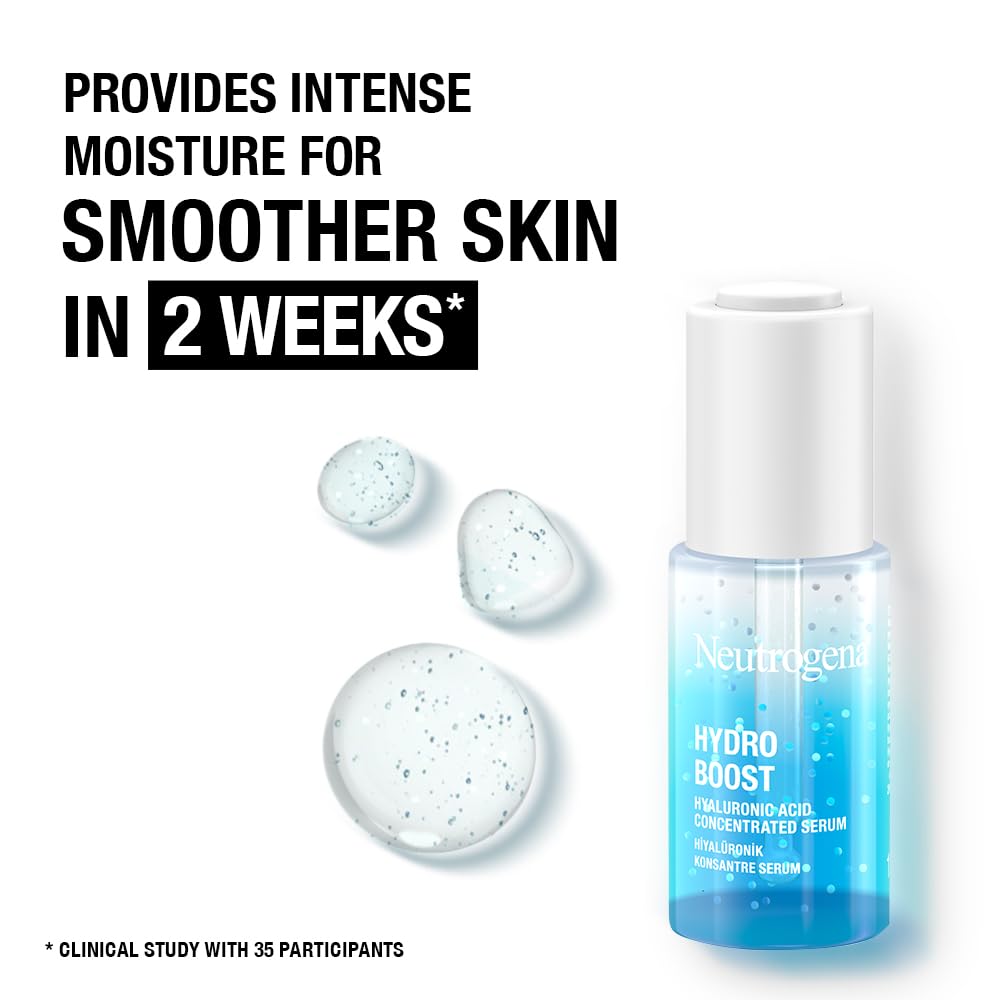 Neutrogena Hydro Boost Water Gel Facial Cleanser, with Hyaluronic Acid for Dry or Dehydrated Skin 200ml