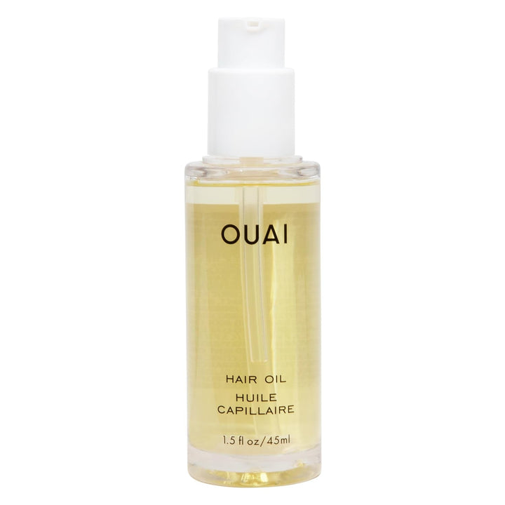 OUAI Hair Oil - Hair Heat Protectant Oil for Frizz Control - Adds Hair Shine and Smooths Split Ends - Color Safe Formula - Paraben, Phthalate and Sulfate Free - 45ml Halalzen