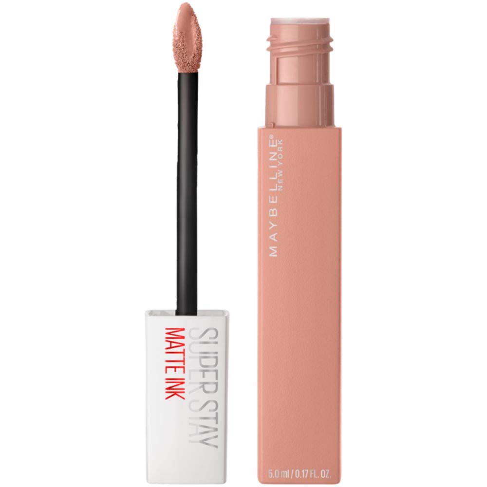 Maybelline Super Stay Matte Ink Liquid Lipstick Makeup, Long Lasting High Impact Color, Up to 16H Wear, Mover, Brown, 1 Count, Packaging May Vary