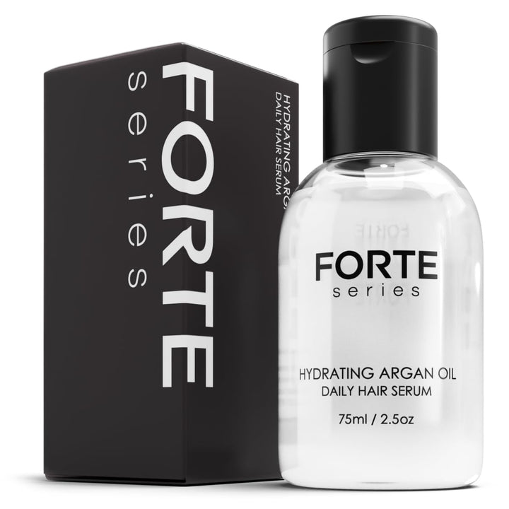 Alex Costa Hydrating Argan Oil Daily Hair Serum by Forte Series Sulfate Free Argan Hair Oil for Men Hair Serum for Dry Damaged Hair, for Styling Hair (75 ml / 2.5 oz) Halalzen