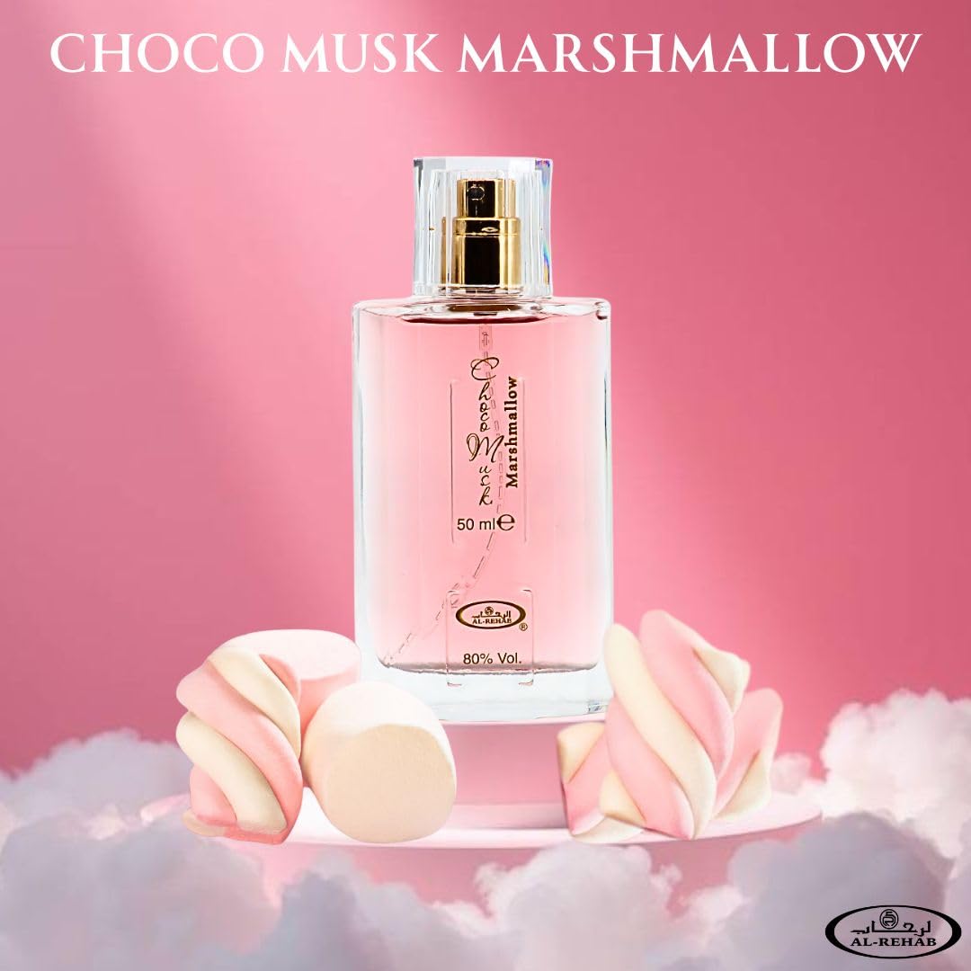Al-Rehab Choco Musk Eau de Parfum Spray für Damen, 1,65 oz/50 ml