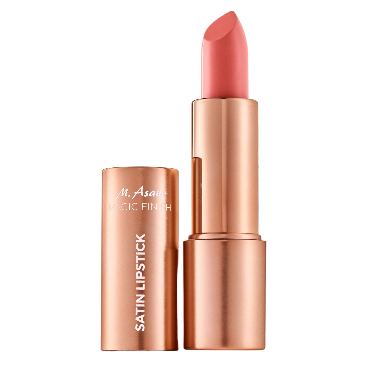 M. Asam MAGIC FINISH Lipstick Almond (4g) - Long Lasting Lipstick with Satin Finish, Intense Color & Care for Smooth Lips, Creamy Texture, Semi Matte Lipstick Look, Elegant Make Up Halalzen