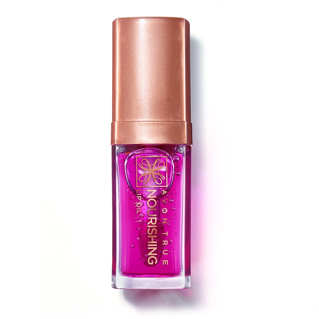 Avon Nourishing Lip Oil With Jojoba, Avocado & Coconut Oils. Plus, Vitamin E, SPF12, Locks in Moisture, Blossom, Cruelty Free