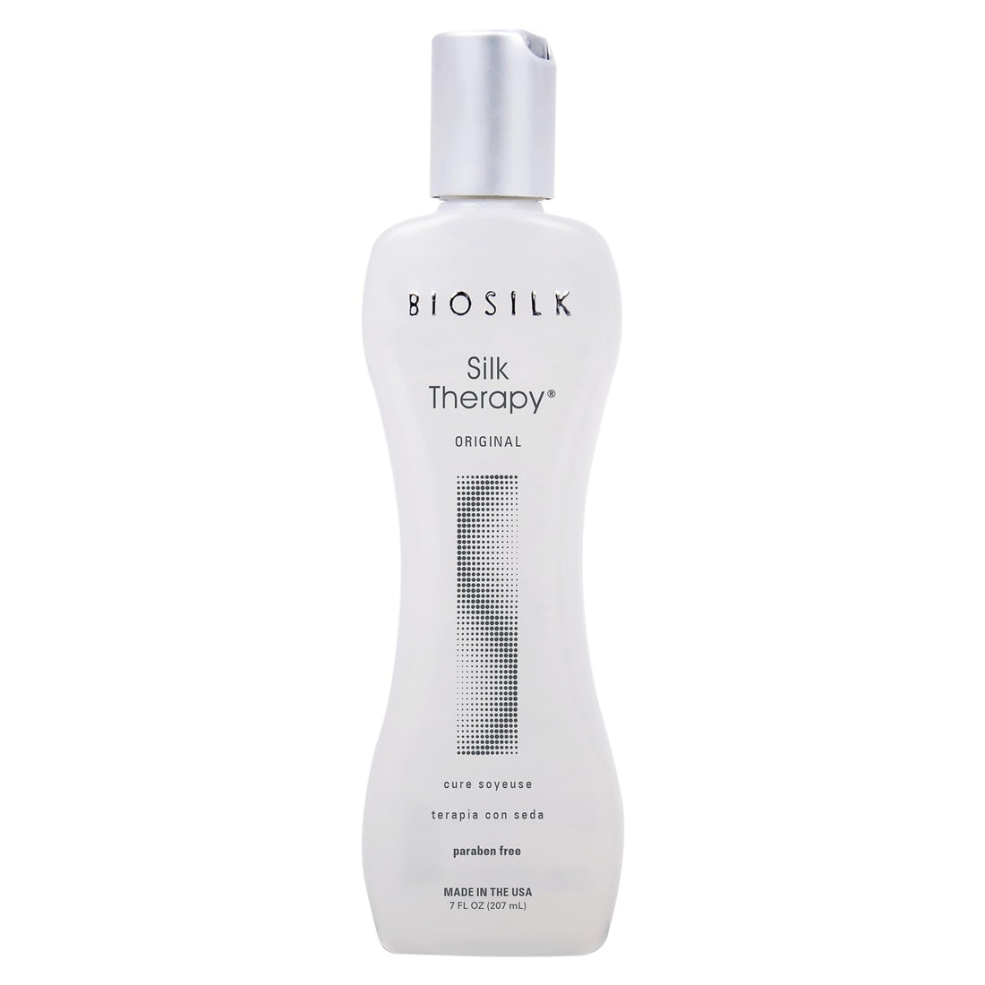 BioSilk Silk Therapy Original, Reconstructing Leave-In Hair Treatment, Adds Shine, Smooths & Prevents Split Ends, Sulfate-Free, Paraben-Free, Cruelty-Free, 2.26 Oz Halalzen