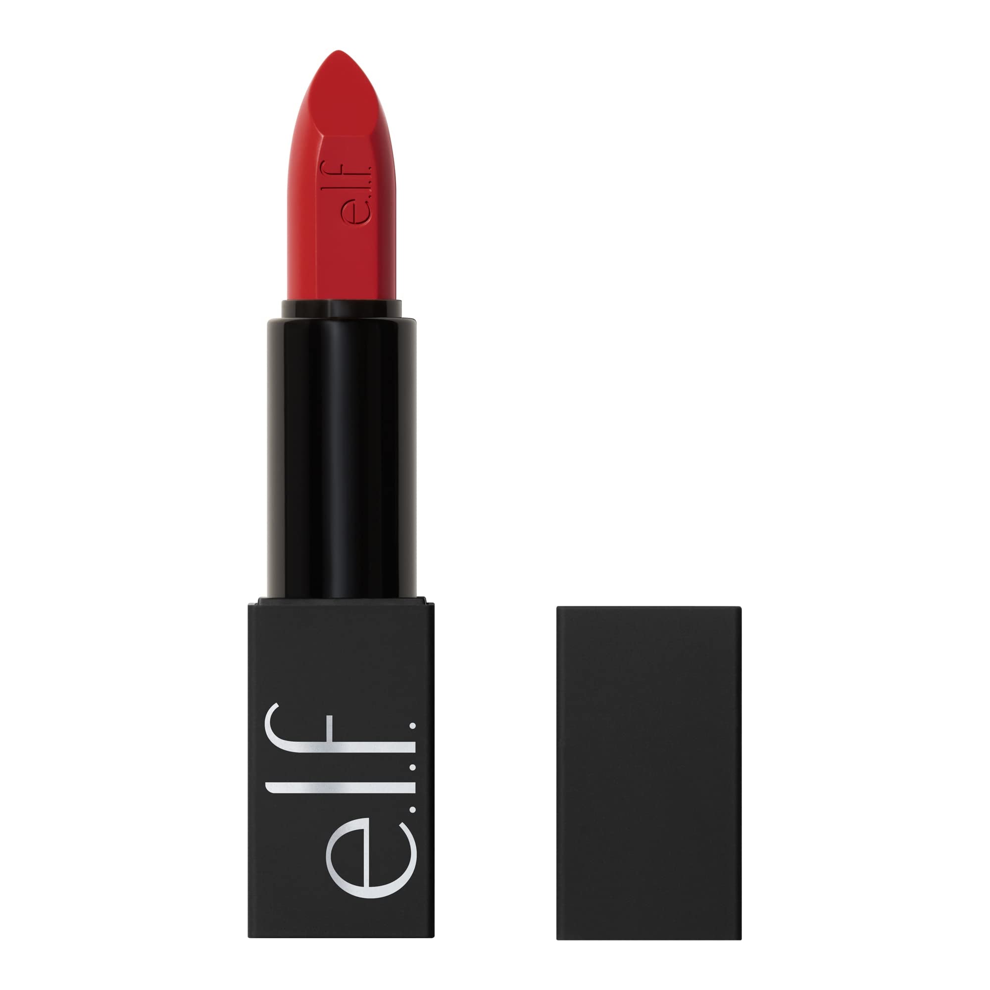e.l.f. O Face Satin Lipstick, Richly Pigmented, Nourishing & Long-Lasting Creamy Lipstick, Infused With Jojoba, Vegan & Cruelty-Free, No Regrets Halalzen