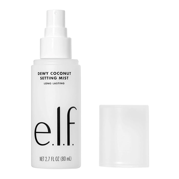 e.l.f. Dewy Coconut Setting Mist, Makeup Setting Spray, Hydrates & Conditions Skin, 2.7 Fl Oz (80mL) Halalzen