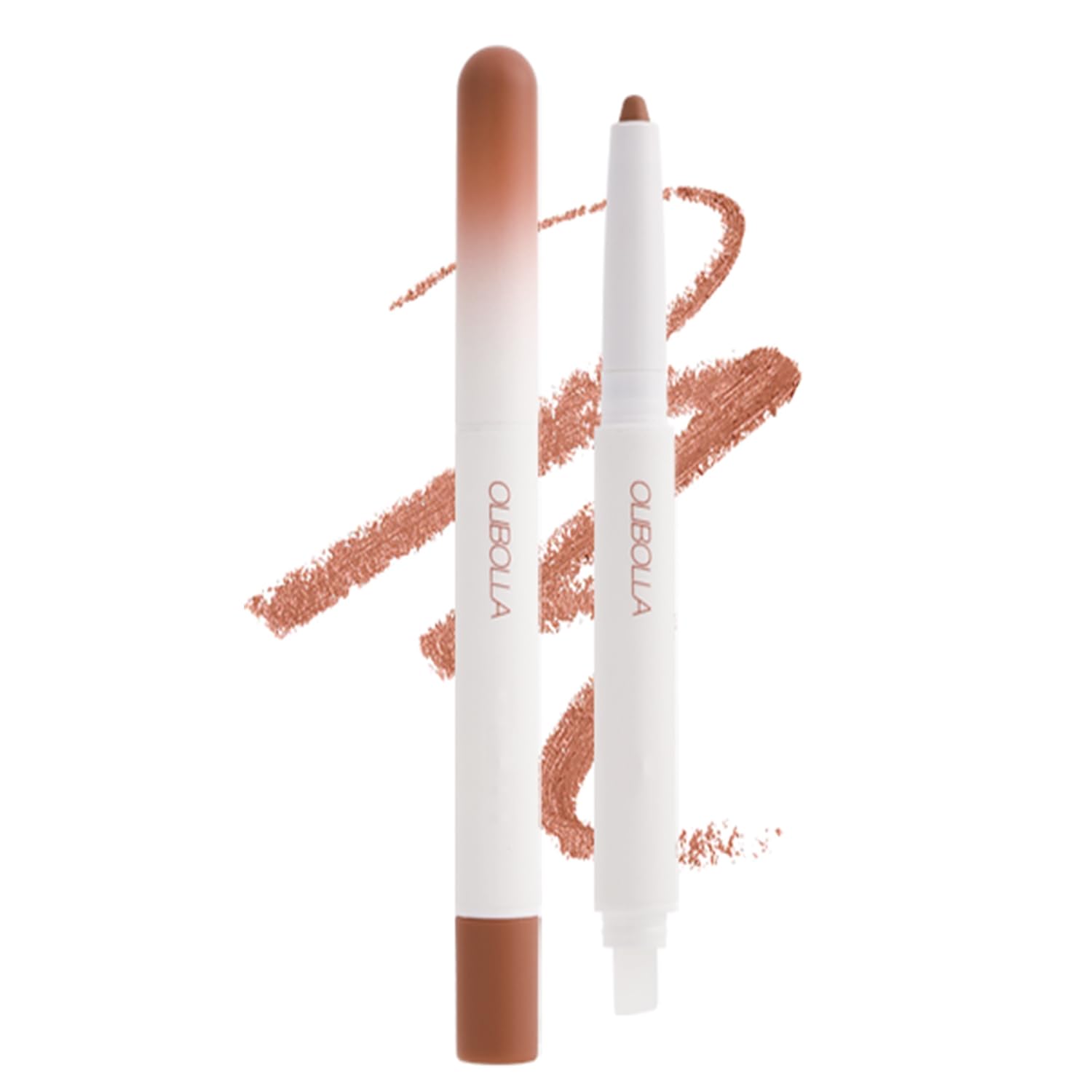 3PCS Matte Liquid Lipstick Lip Gloss & Liner Set - All-IN-One Lip Kit, Velvety Nude Color, Waterproof Make Up Set (# 03) Halalzen