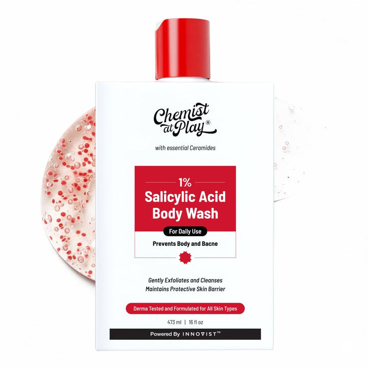 Chemist at Play Brightening Body Wash | Alpha Arbutin & Vitamin C | Fades Dark Spots & Evens Skin Tone | Glycolic Acid | Sulphate Free | 236ml