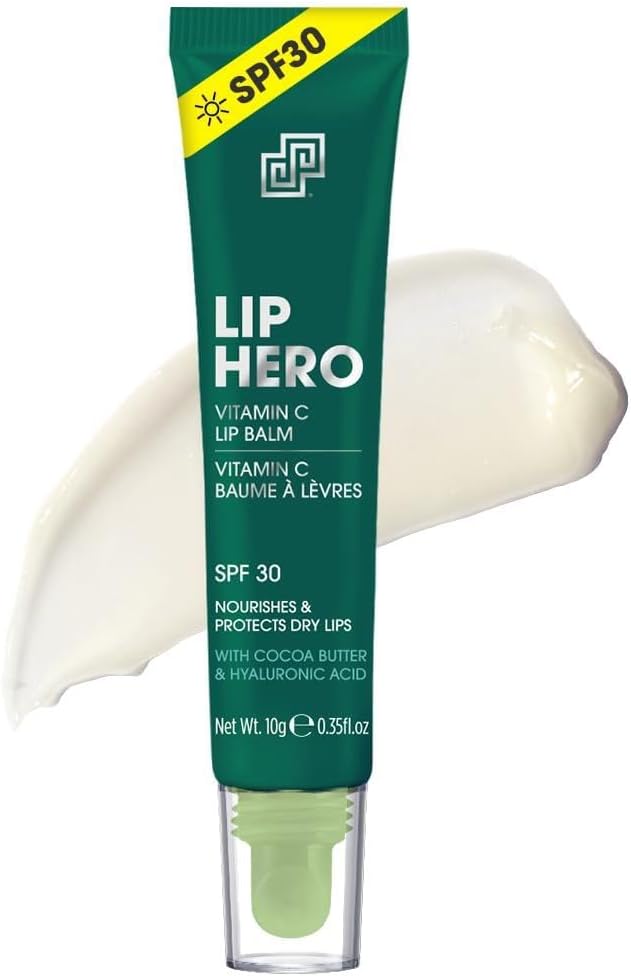 Shakeup Cosmetics Mens Lip Balm with Sunscreen SPF30, Hydrating & Repairing, Helps Soothe Dry & Chapped Lips, With Shea Butter & Vitamin E, 10ml. Aka. LIP HERO Halalzen
