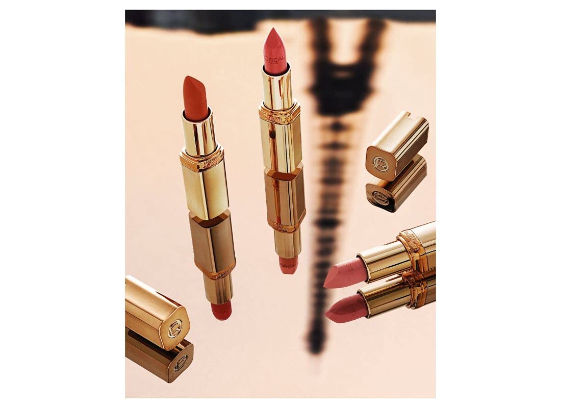 L'Oréal Paris Color Riche Satin Smooth Lipstick, Moisturising Pure Pigment Lip Colour, With Omega 3 & Vitamin E, 235 Nude Gold Halalzen