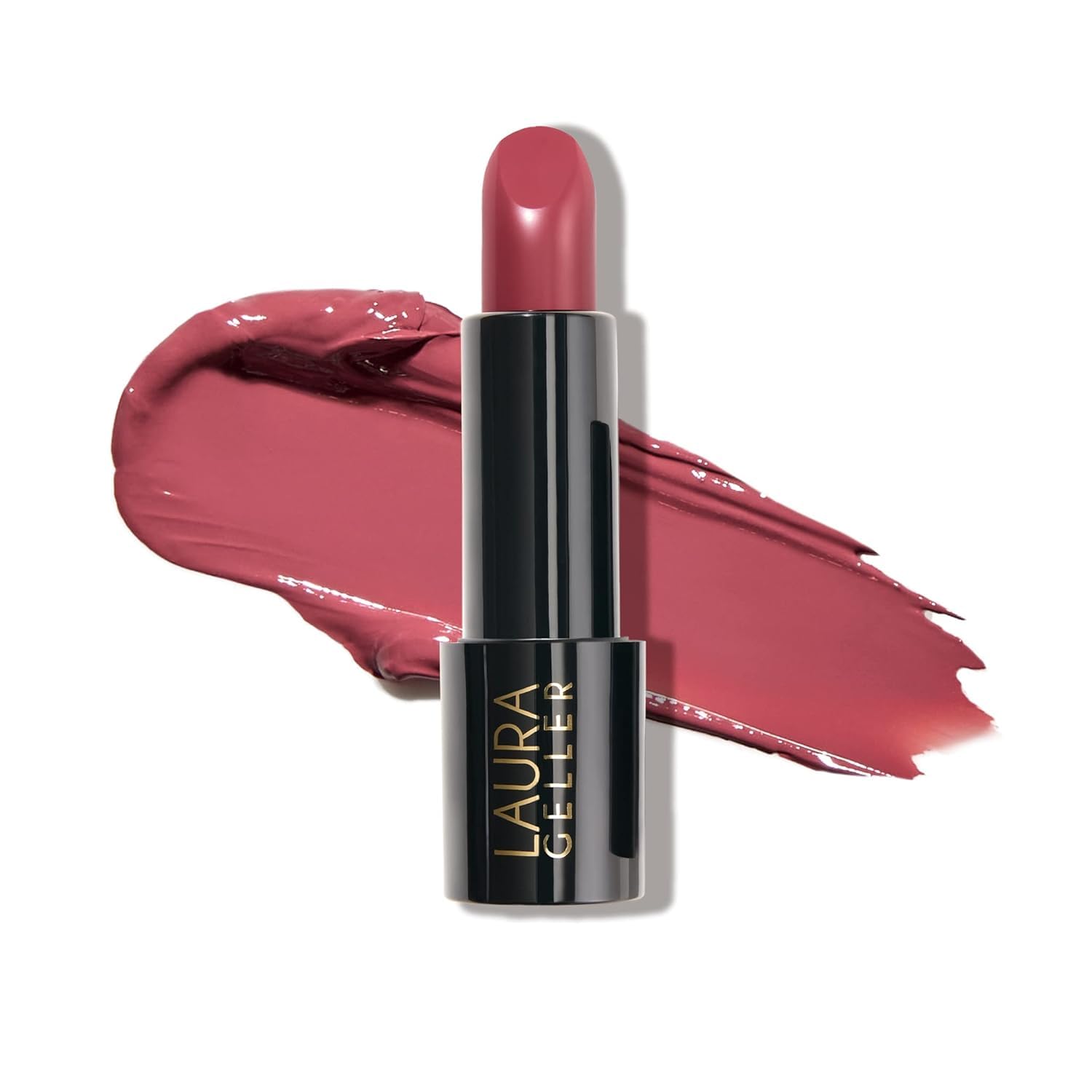 LAURA GELLER NEW YORK Modern Classic Lipstick (Novel Neutral) - Long Lasting Lipstick for Ultra-Rich Colour and a Luxurious, Lightweight Feel - Anti-Feathering Cream Finish Halalzen