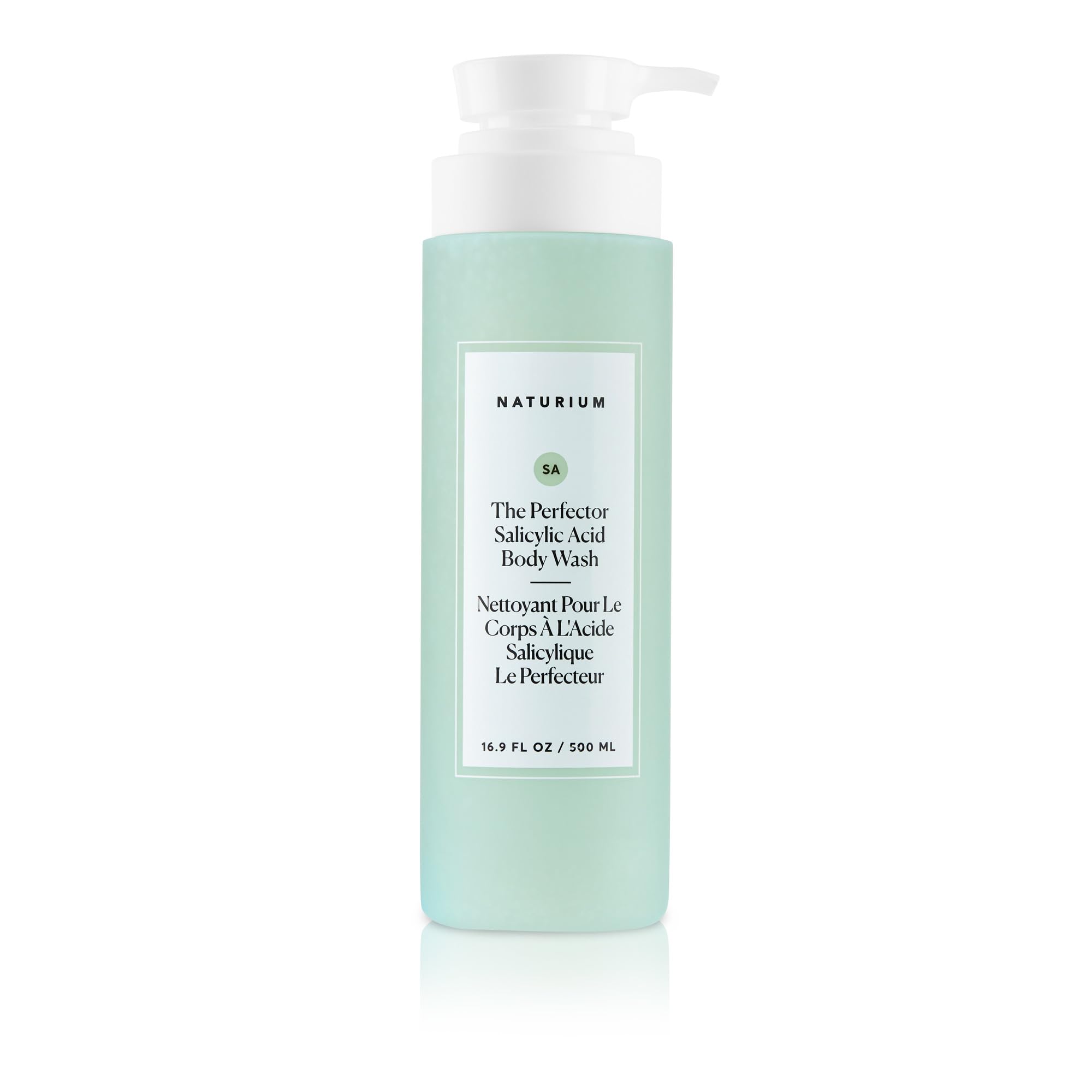 Naturium The Smoother Glycolic Acid Exfoliating Body Wash, Soft & Smoothing Cleanser | 16.9 FL OZ / 500 ML