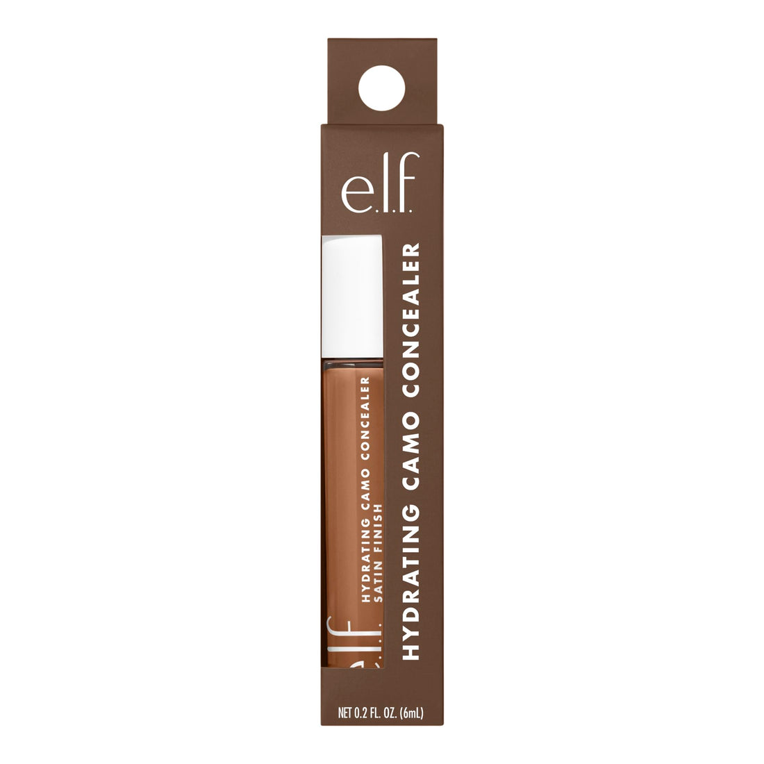 e.l.f. Hydrating Camo Concealer, Satin Finish, Conceals, Corrects & Highlights, Fair Warm, 0.203 Fl Oz (6mL) Halalzen