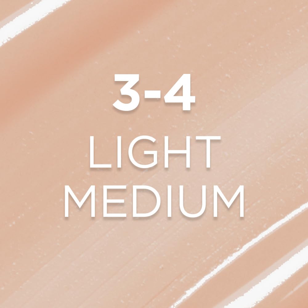 L'Oréal Paris Nude Tinted Serum for Face, Plumping and Hydrating Face Makeup, 1 Percent Pure Hyaluronic Acid, Nude Foundation to Cover, Replumps and Hydrates Skin in One Hour, Shade 4-5 Medium Halalzen