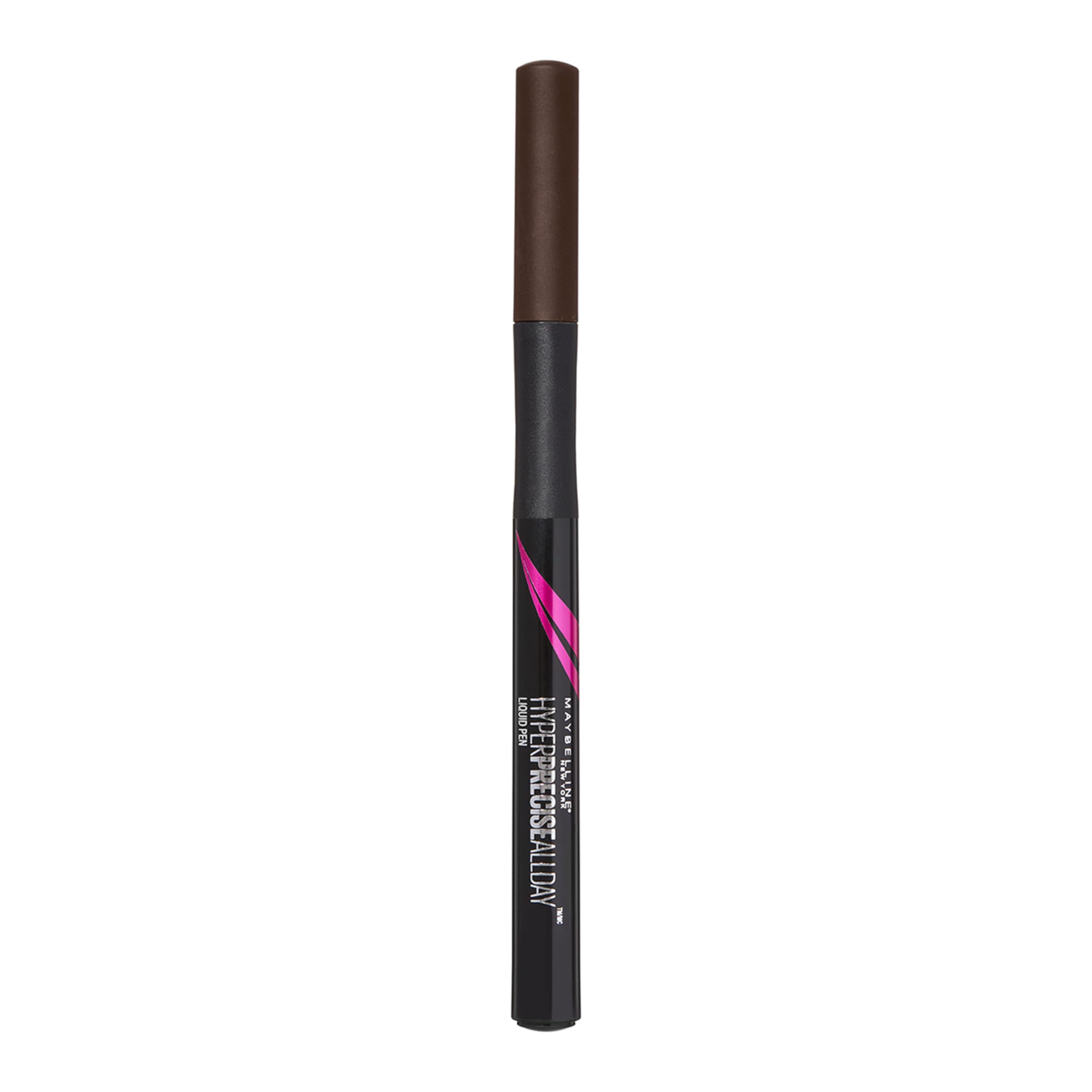 Maybelline Eye Liner, Hyper Precise Black Liquid Eye Liner, Ultra-Thin Defining Felt Tip Liner, Quick Drying Liquid Eyeliner, Ink Technology, Maybelline New York, Safe for Sensitive Eyes, Matte Black Halalzen