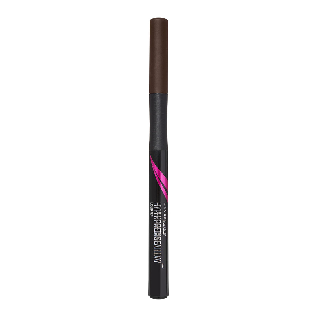 Maybelline Eye Liner, Hyper Precise Black Liquid Eye Liner, Ultra-Thin Defining Felt Tip Liner, Quick Drying Liquid Eyeliner, Ink Technology, Maybelline New York, Safe for Sensitive Eyes, Matte Black Halalzen