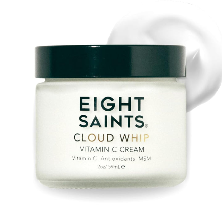 Eight Saints Skincare Cloud Whip Vitamin C Face Moisturizer, Day Cream For Women, Anti Aging Cream To Reduce Fine Lines and Wrinkles, with Vitamin B5, Cocoa Butter, and Jojoba Oil, 2 Ounces(Unscented) Halalzen