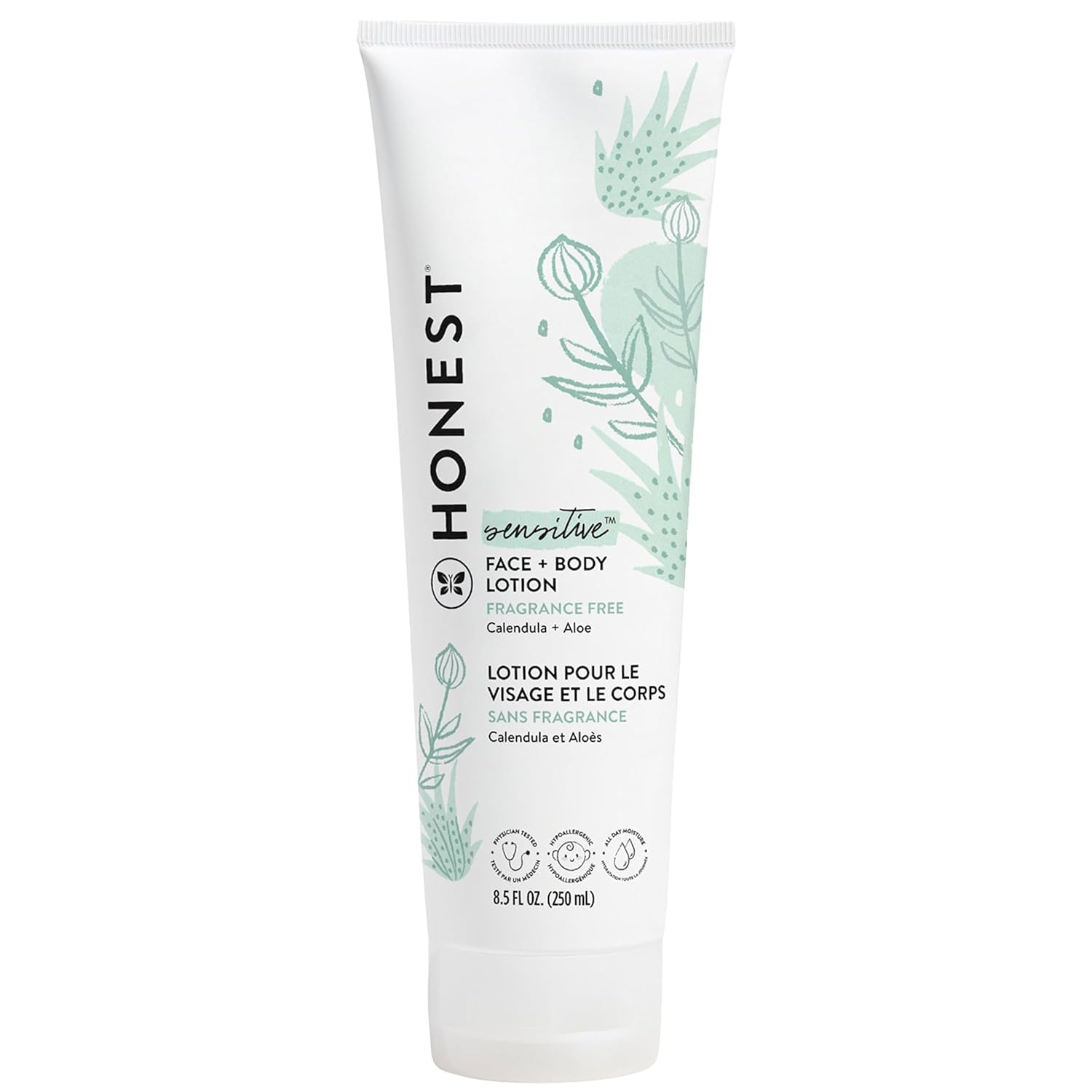 The Honest Company Hydrating Face Body Lotion, Fast Absorbing, Naturally Derived, Hypoallergenic, Lavender Calm, 8.5 fl oz Halalzen