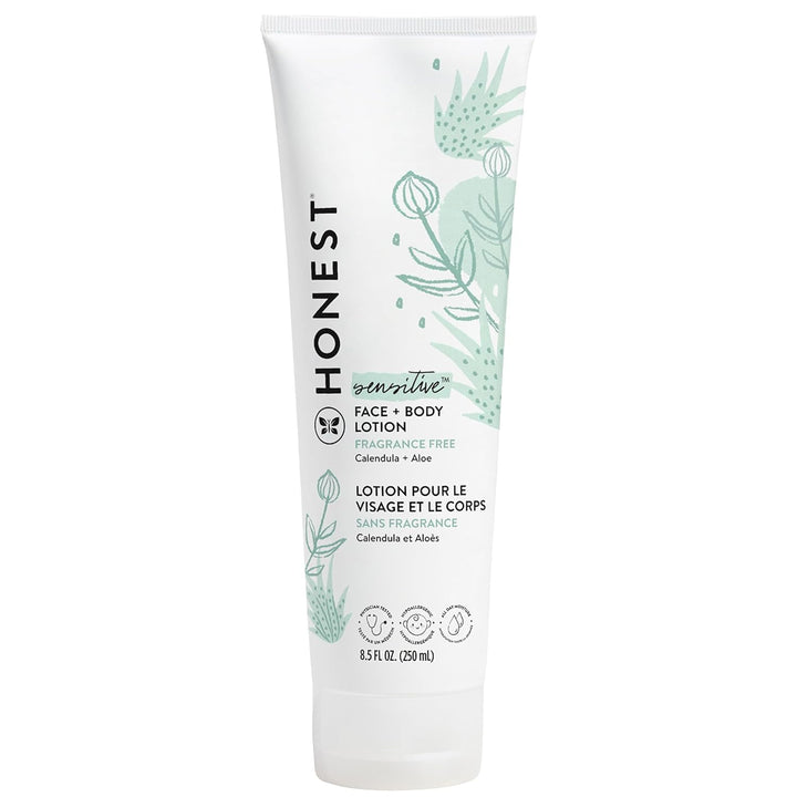 The Honest Company Hydrating Face Body Lotion, Fast Absorbing, Naturally Derived, Hypoallergenic, Lavender Calm, 8.5 fl oz Halalzen
