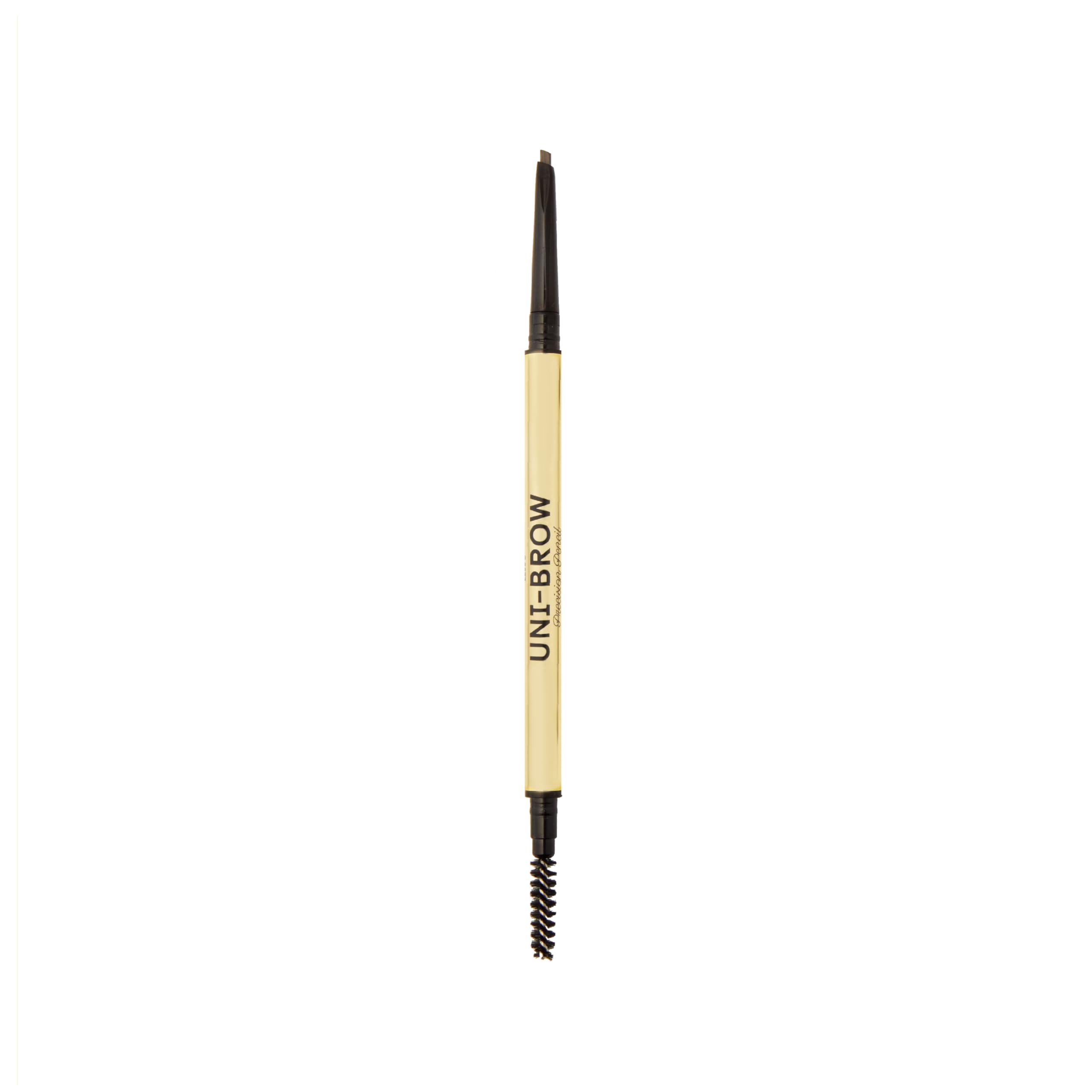 Winky Lux Uni-Brow Eyebrow Pencil, Dual-Ended with Spoolie, Waterproof Brow Definer with Ultra-Fine Tip, Universal Shade for Natural Looking Brows (Brown, Blonde, Taupe)