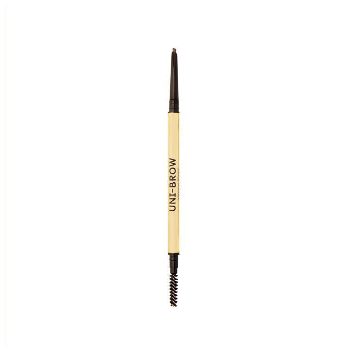 Winky Lux Uni-Brow Eyebrow Pencil, Dual-Ended with Spoolie, Waterproof Brow Definer with Ultra-Fine Tip, Universal Shade for Natural Looking Brows (Brown, Blonde, Taupe)