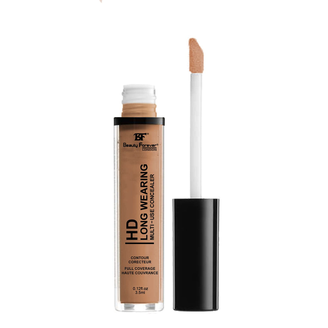 Beauty Forever HD Long Wearing Multi-use Concealer, Emollient Rich Formula, Creamy & Blend-able, 3.5ml (04 SAND) Halalzen