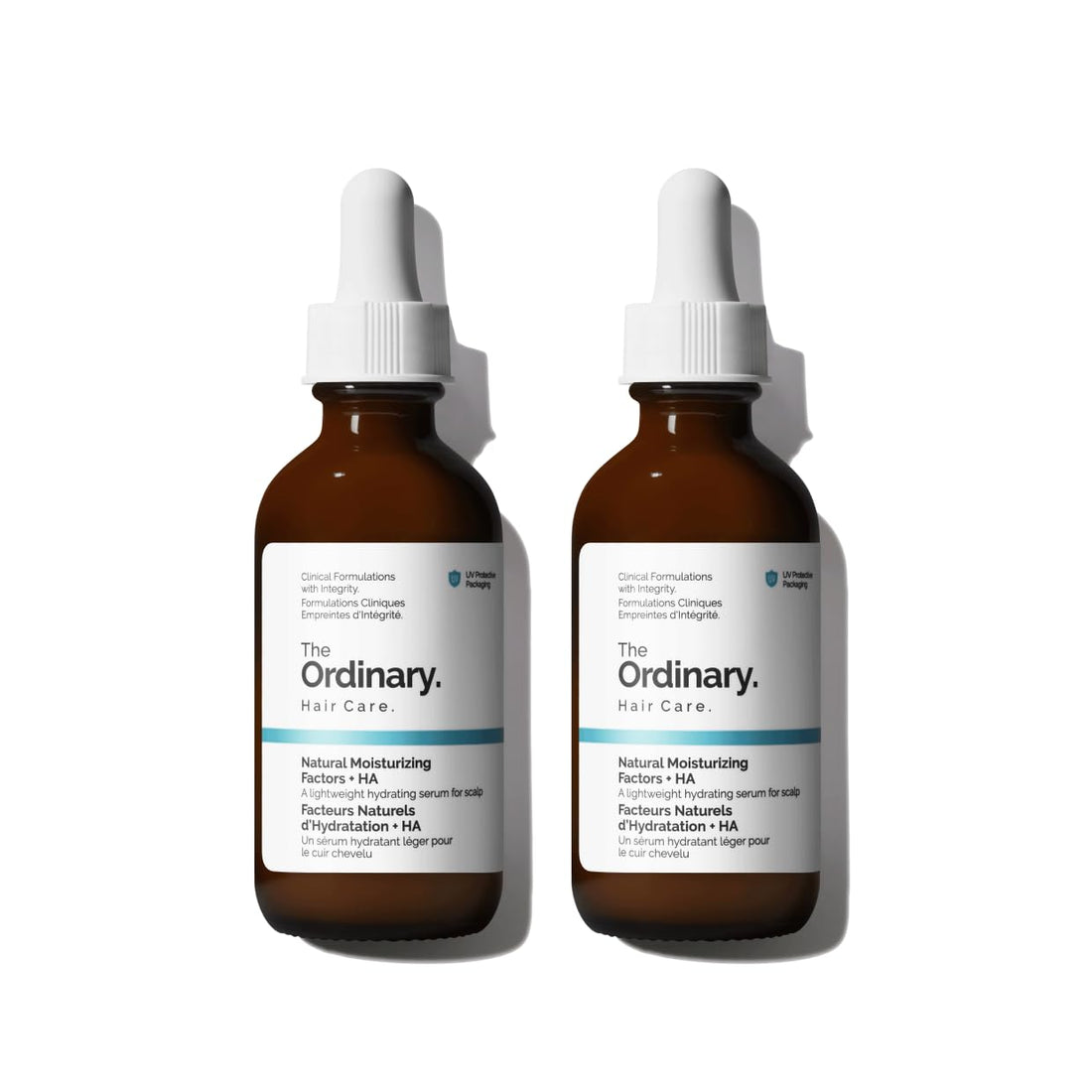 The Ordinary Haarpflege Natural Moisturizing Factors + Hyaluronic Acid, leichtes hydrierendes Kopfhautserum mit Hyaluronsäure und Squalan, 60 ml
