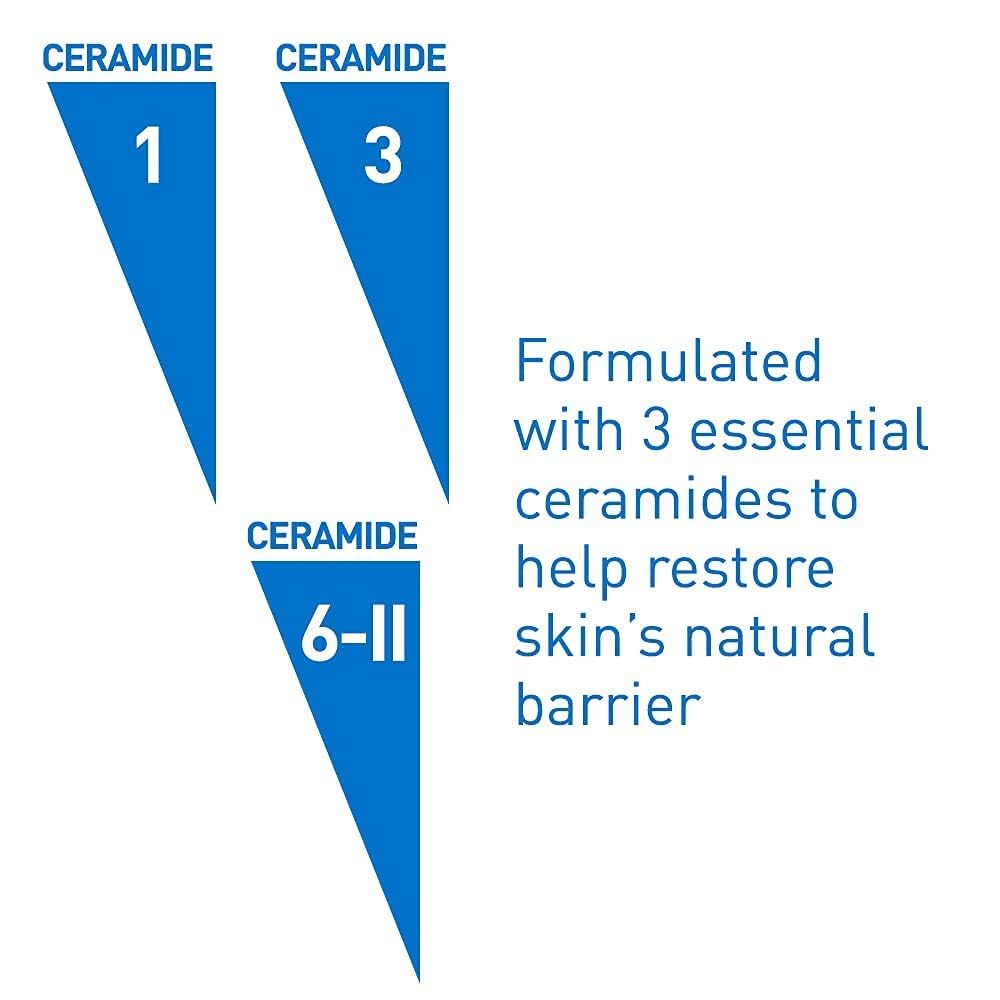 CeraVe AM Facial Moisturizing Lotion with SPF 30, Oil-Free Face Moisturizer with SPF, Formulated with Hyaluronic Acid, Niacinamide & Ceramides, Non-Comedogenic, Broad Spectrum Sunscreen, 3 Ounce Halalzen