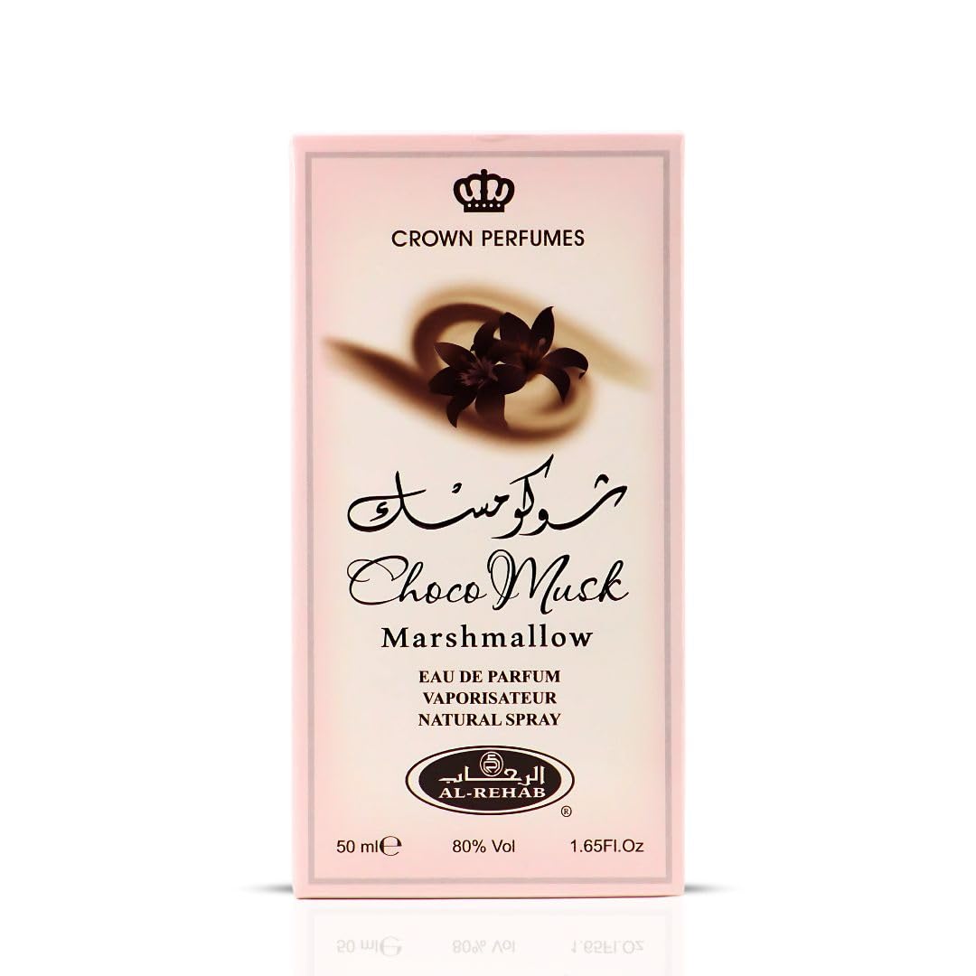 Al-Rehab Choco Musk Eau de Parfum Spray für Damen, 1,65 oz/50 ml