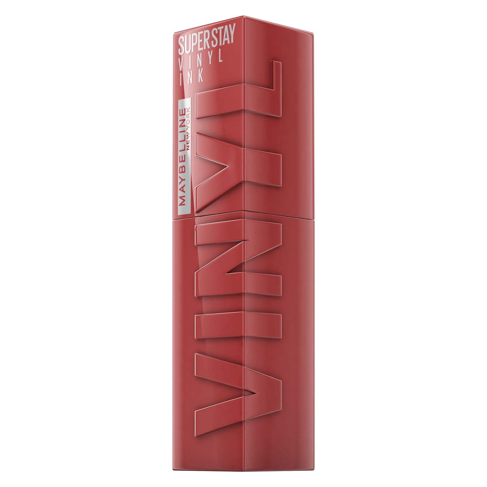 Maybelline New York Super Stay Vinyl Ink Liquid Lip Colour, 16HR Long-Lasting, Ultra-Pigmented, Smudge & Transfer-Proof, High Shine Finish, Vegan Formula for Comfortable Wear, Shade: 10 Lippy Halalzen