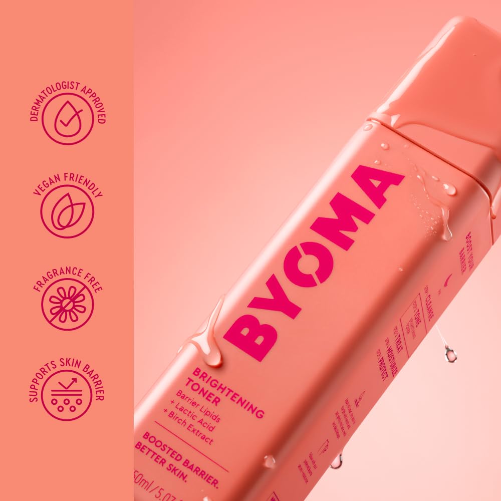BYOMA Hydrating Milky Toner (150ml) for Dry Skin, Ultra Hydrating Toner for Face - Soothes Skin, Locks in Moisture, Reduces Redness - Barrier Repair, Vegan