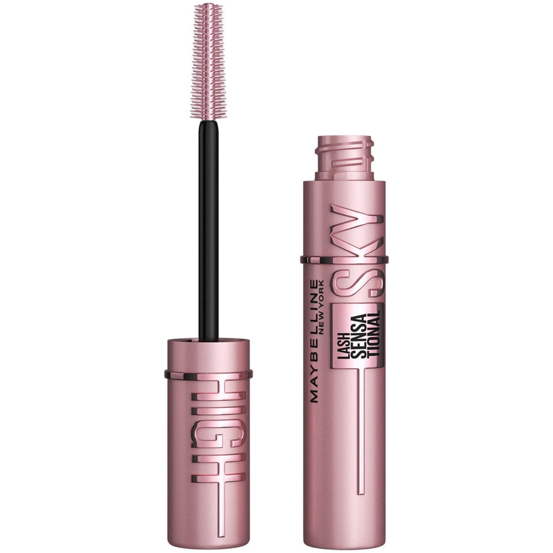Maybelline New York Lash Sensational Sky High Mascara, Volumising & Lengthening Mascara, Washable Flake-Free Formula Infused with Bamboo Extract & Fibres, 7 ml, Shade: Brown Halalzen