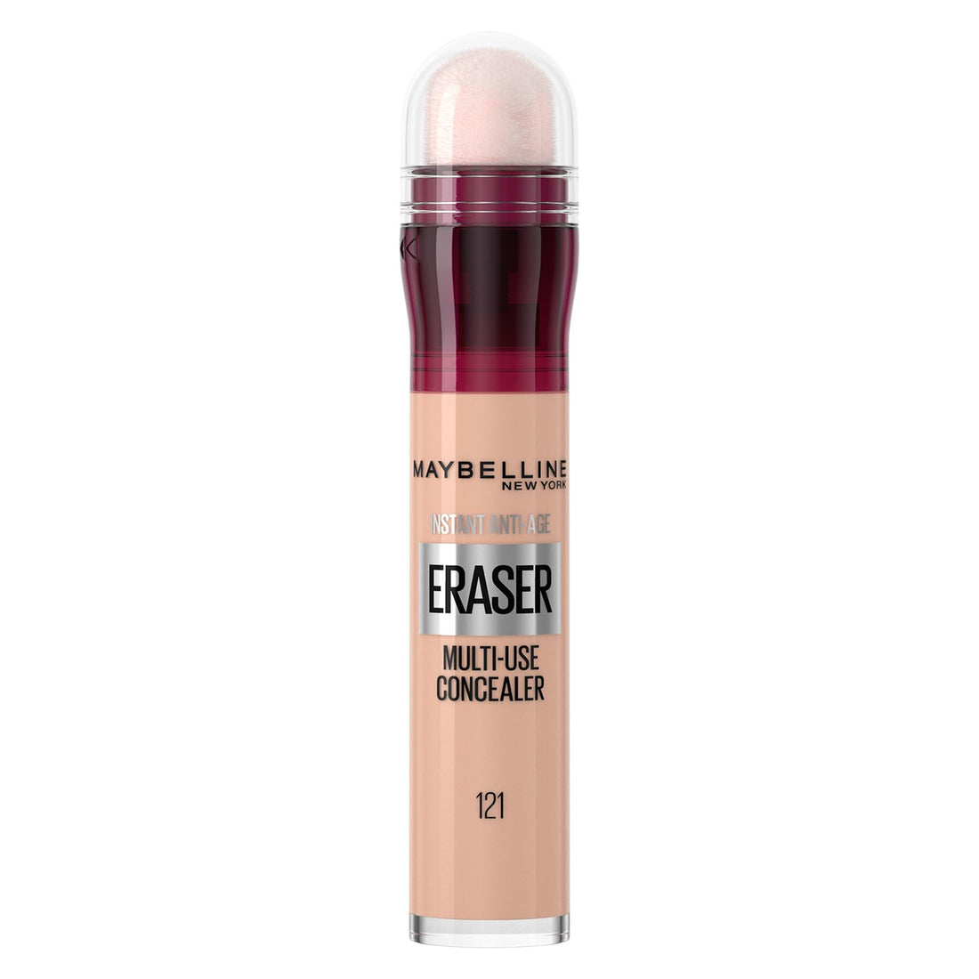 Maybelline Instant Anti-Age Eraser Eye Concealer for Face, Dark Circles, Blemish & Fine Lines Concealer, Full Coverage, Dermatologist Tested, Suitable for Sensitive Skin, Shade: 00 Ivory Halalzen