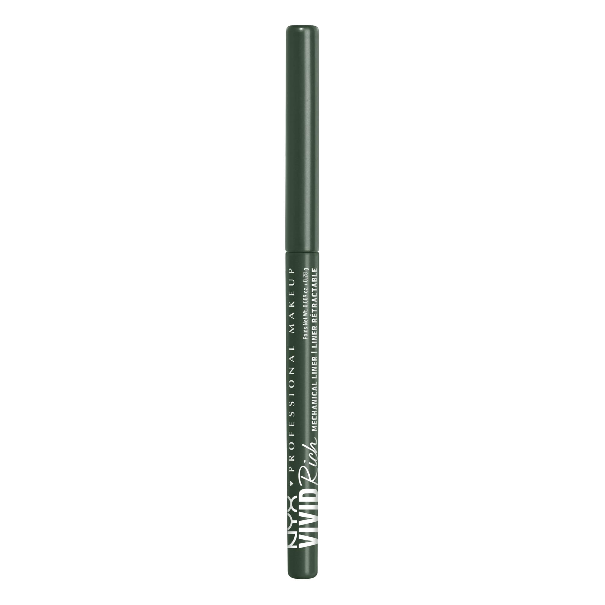 NYX PROFESSIONAL MAKEUP Vivid Rich Mechanical Eye Pencil, Vivid Rich Mechanical, Creamy Retractable Eyeliner - Smokin Topaz, Brown Eyeliner