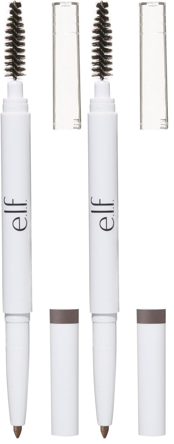 e.l.f. Instant Lift Brow Pencil, Dual-Sided, Precise, Fine Tip, Shapes, Defines, Fills Brows, Contours, Combs, Tames, Natural Brown, 0.18 g (Pack of 1)