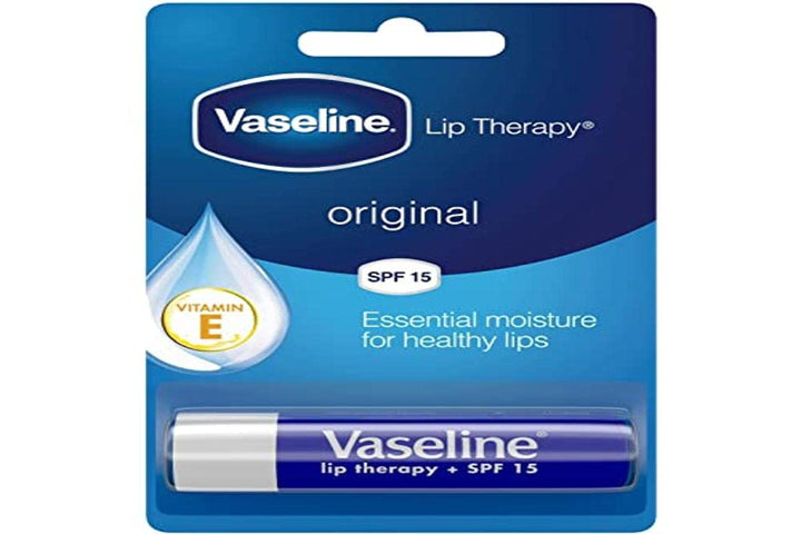 Vaseline Lip Therapy Stick | Original Petroleum Jelly Vaseline Lip Balm for Soft Lips | 4.8g each (4 Pack)