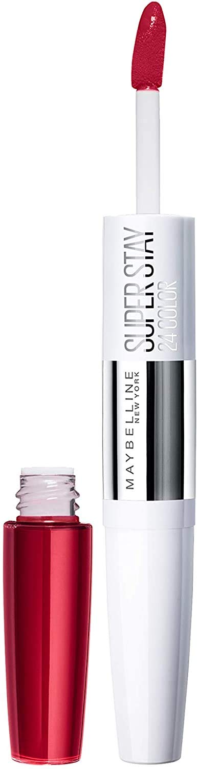 Maybelline Lipstick, SuperStay 24H Liquid Lipstick – Dual-Ended Long-Lasting Color & Moisturizing Lip Balm – Non-Drying, Transfer-Proof, Upto 24Hour, Dual Ended, Shade: 310 Forever Heather Halalzen