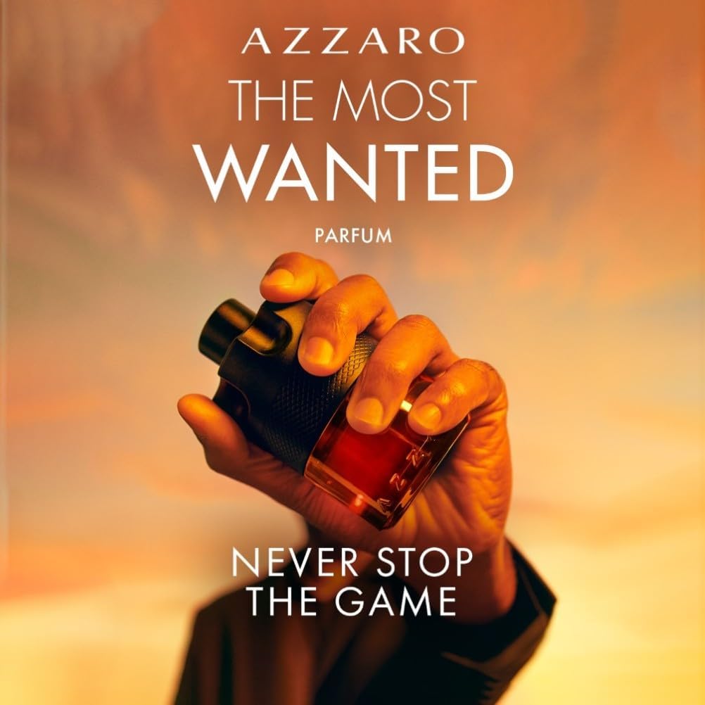 Azzaro The Most Wanted Parfum, Intense Fougere Ambery Spicy Fragrance for Men with Red Ginger, Glowing Toffee, Bourbon Vanilla and Earthy Woods, Seductive and Long Lasting Aftershave, 50ml