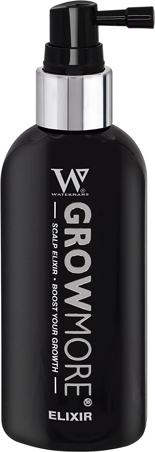 Grow More® Elixir – Leave In Hair Growth Serum for Thicker-Looking Hair & Improved Scalp Condition with Biotin, Caffeine, Rosemary & More – Sulfate-Free Hair Oil for Women & Men, 100mL
