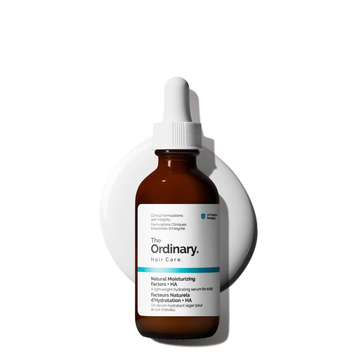 The Ordinary Haarpflege Natural Moisturizing Factors + Hyaluronic Acid, leichtes hydrierendes Kopfhautserum mit Hyaluronsäure und Squalan, 60 ml