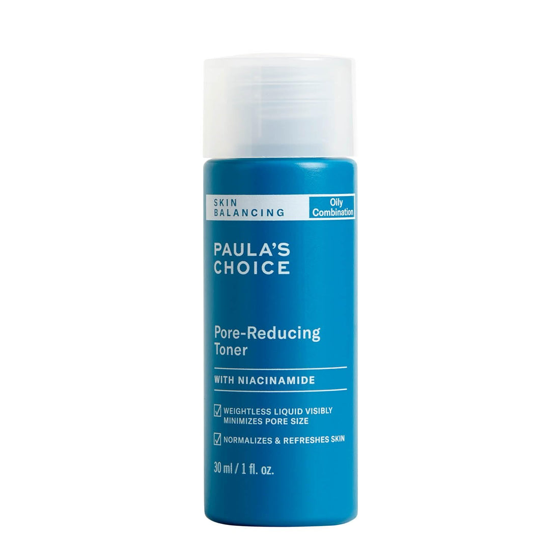 Paula's Choice Skin Balancing Pore Reducing, Hydrating Toner - Refines Enlarged Pores & Tackles Blackheads - with Niacinamide & Adenosine - Combination to Oily Skin - 190 ml