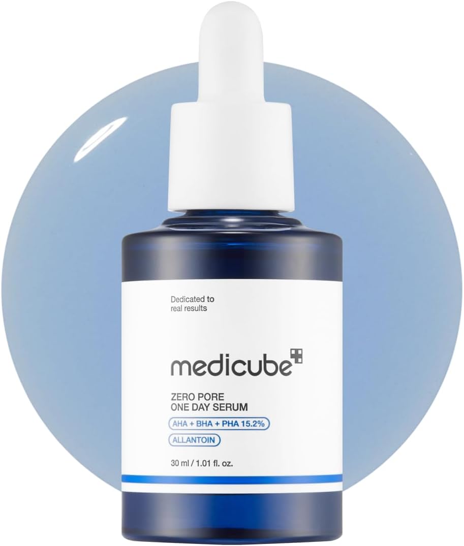 medicube Medicube Zero Pore One-day Serum 1.01 fl.oz - Overnight Resurfacing Serum with Pore Tightening Complex - 15.2% AHA+BHA+PHA & 2% Niacinamide - 10.8% reduction in pore appearance after one Halalzen