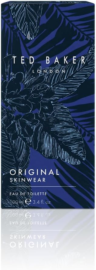 Ted Baker Original Skinwear Eau de Toilette for Men Woody Aromatic Fragrance with Lime, Bergamot, Sandalwood, Amber, Citrus, Refreshing, Mens Cologne Spray for Him, 3.4 fl oz / 100ml