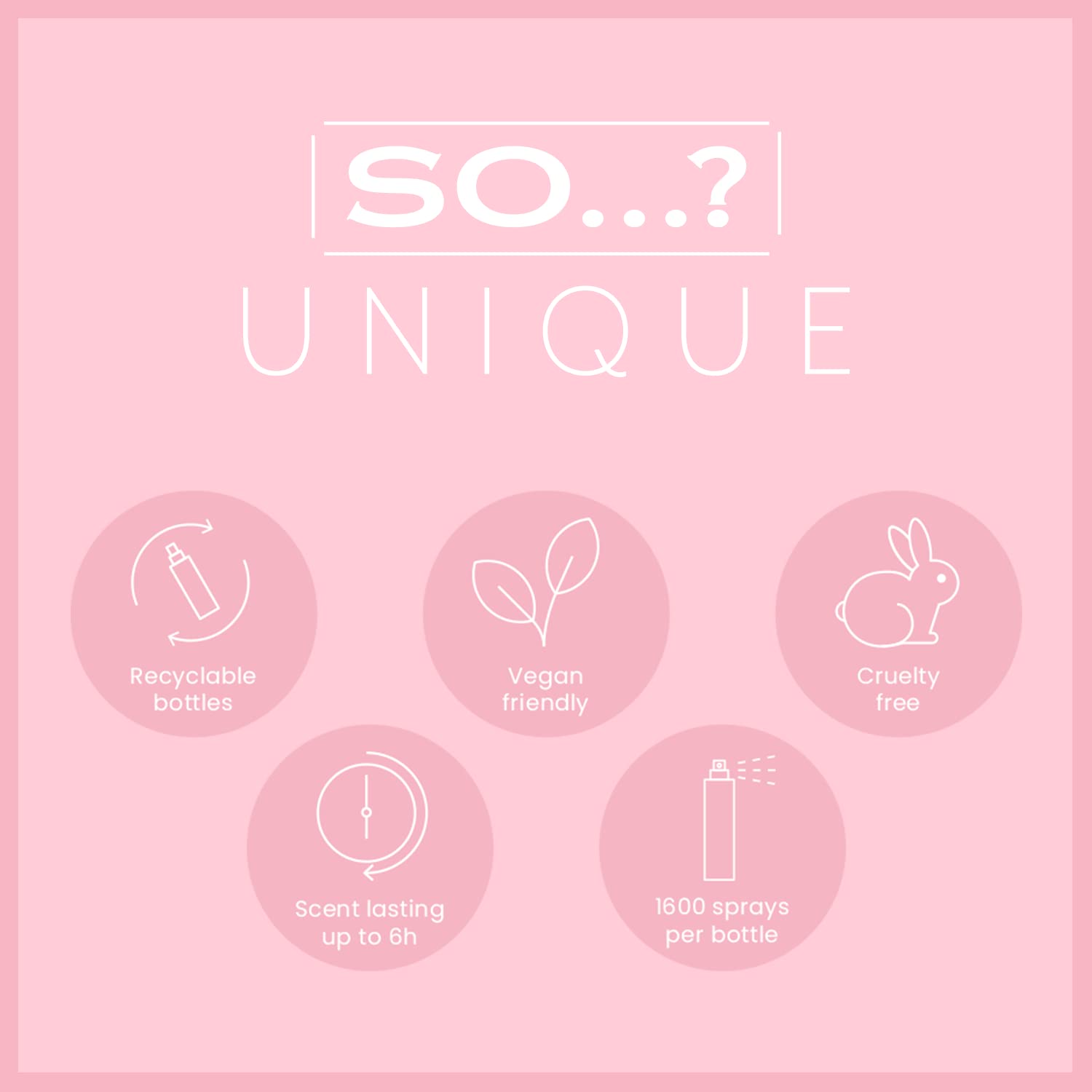 So…? Unique Womens Vegan Sweet Pea Body Mist Fragrance Spray 150ml Halalzen