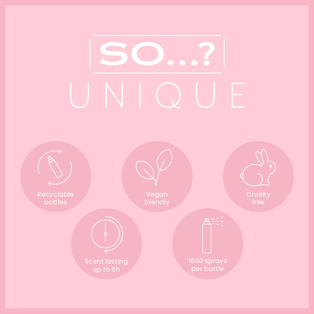 So…? Unique Womens White Blossom Body Mist Fragrance Spray 150ml Halalzen