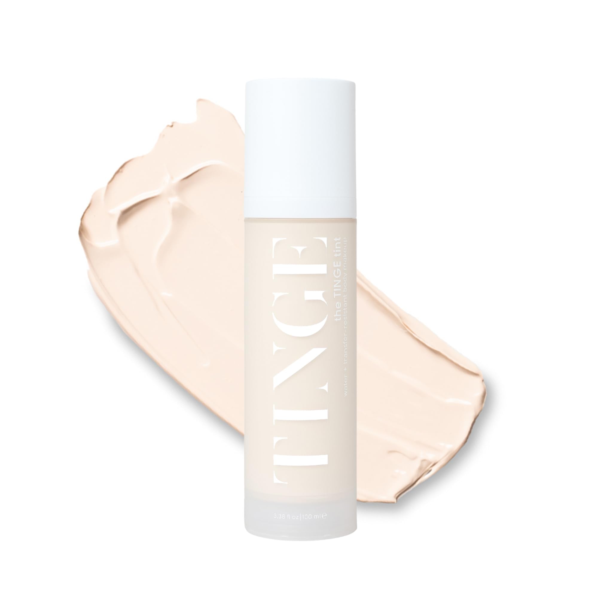 Tinge Body Makeup, wasser- und wischfest, mittlere Deckkraft, hält bis zu 48 Stunden, für alle Hauttypen, parfümfrei, vegan, hergestellt in den USA, 100 ml – Fair Warm