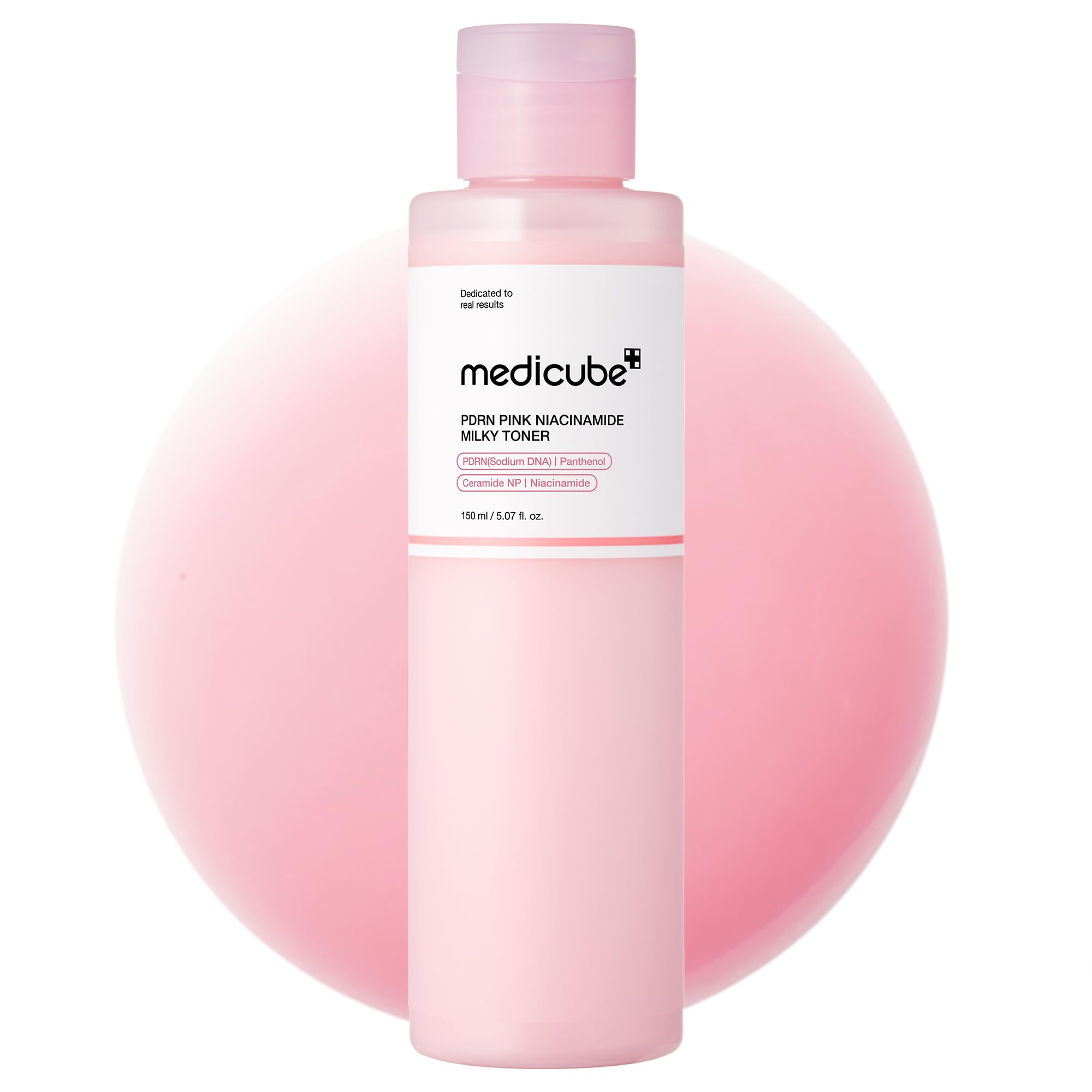 medicube Salmon DNA PDRN Pink CICA Soothing Toner I Pink Glow Toner for Skin Boosting, Soothing and Calming, Uneven Skin Tone, Peptide & Niacinamide, Korean Skin Care (250ml)